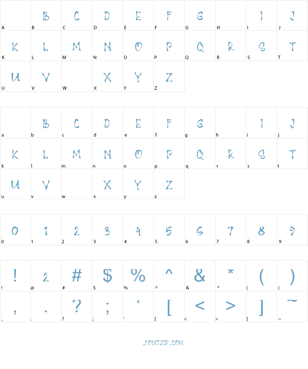 PAGEONE Font Character